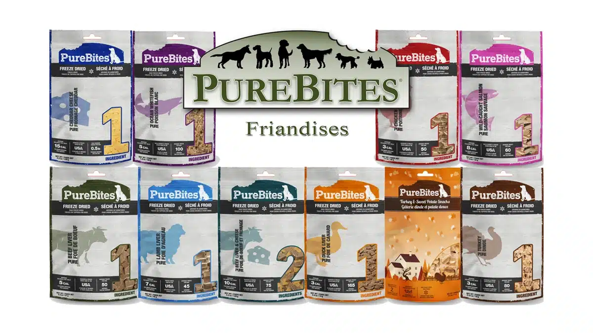 Friandises pour chiens PureBites 100% naturelles