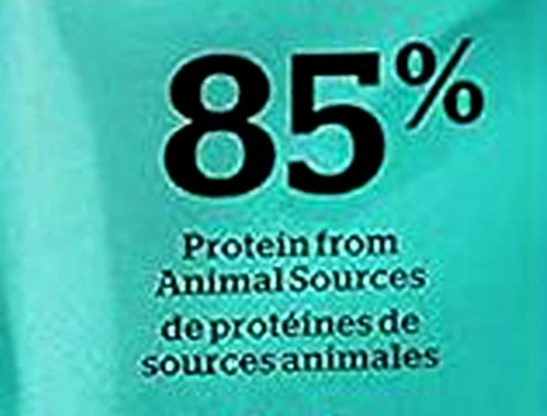 85% de protéines animales