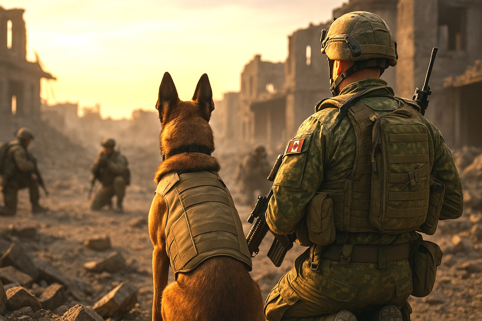 Chien de Guerre en observation