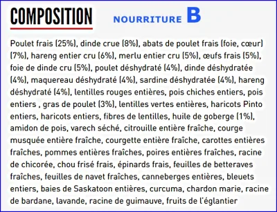 Croquettes naturelles pour chiens