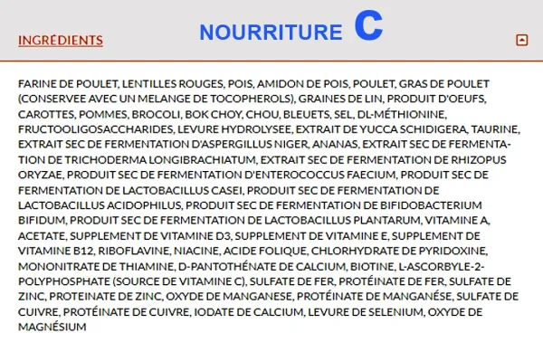 Croquettes avec légumineuses pour chiens
